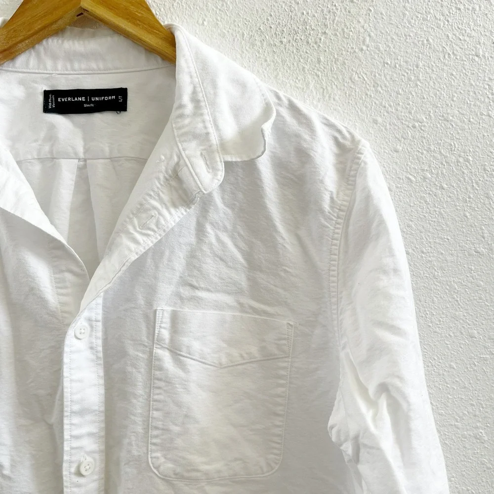 EVERLANE Uniform The Classic Shirt Size Small
